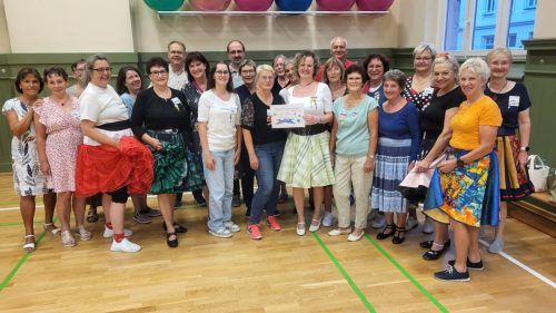 Zwickauer Tänzer beim Clubabend 18.7.2025